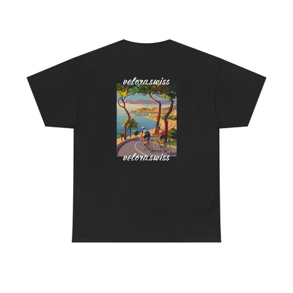 T-Shirt — Coastal Bike Ride Vintage Poster Tee™