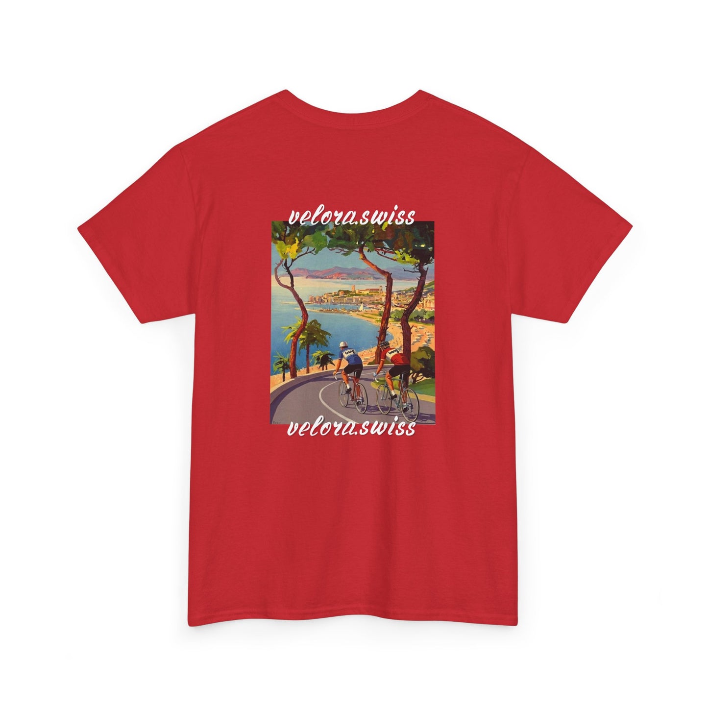 T-Shirt — Coastal Bike Ride Vintage Poster Tee™