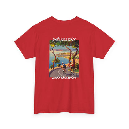 T-Shirt — Coastal Bike Ride Vintage Poster Tee™