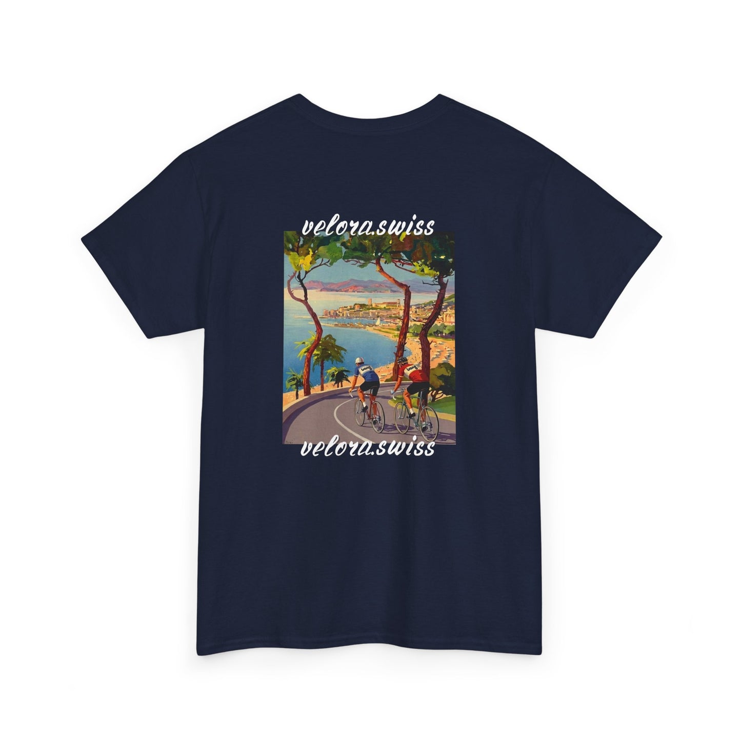 T-Shirt — Coastal Bike Ride Vintage Poster Tee™