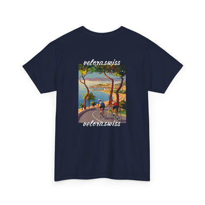 T-Shirt — Coastal Bike Ride Vintage Poster Tee™