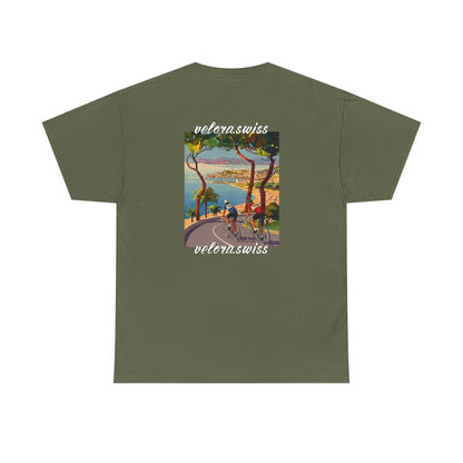 T-Shirt — Coastal Bike Ride Vintage Poster Tee™