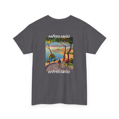 T-Shirt — Coastal Bike Ride Vintage Poster Tee™