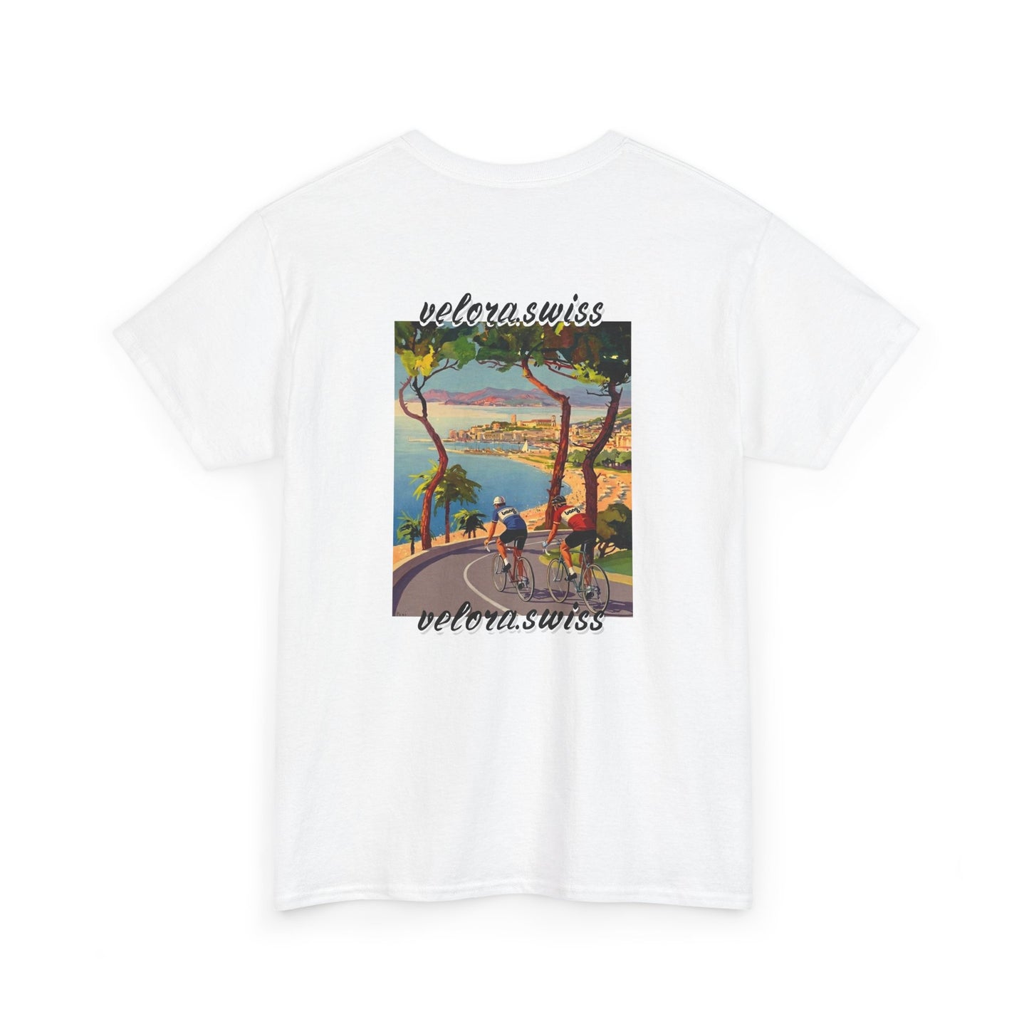 T-Shirt — Coastal Bike Ride Vintage Poster Tee™