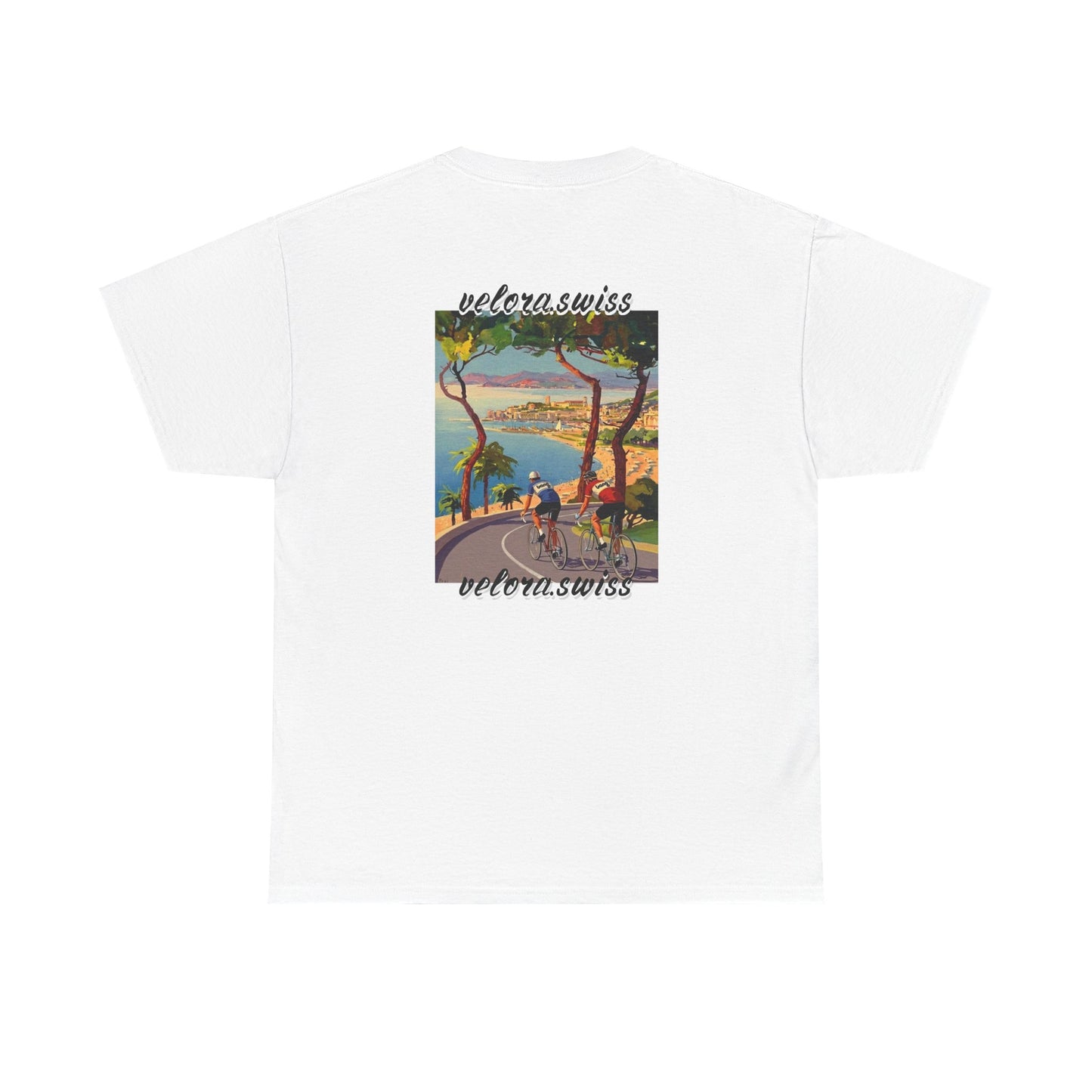 T-Shirt — Coastal Bike Ride Vintage Poster Tee™