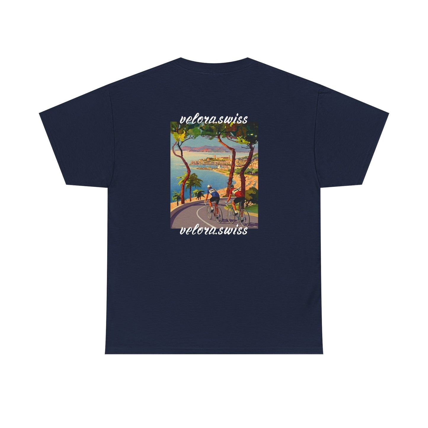 T-Shirt — Coastal Bike Ride Vintage Poster Tee™
