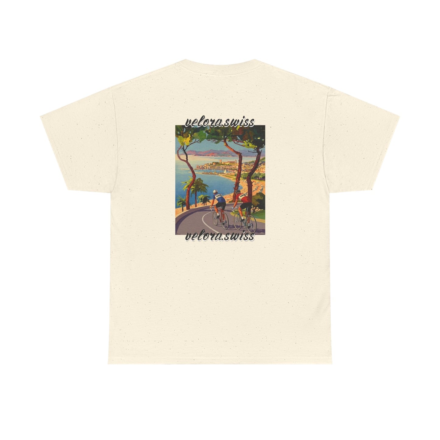 T-Shirt — Coastal Bike Ride Vintage Poster Tee™