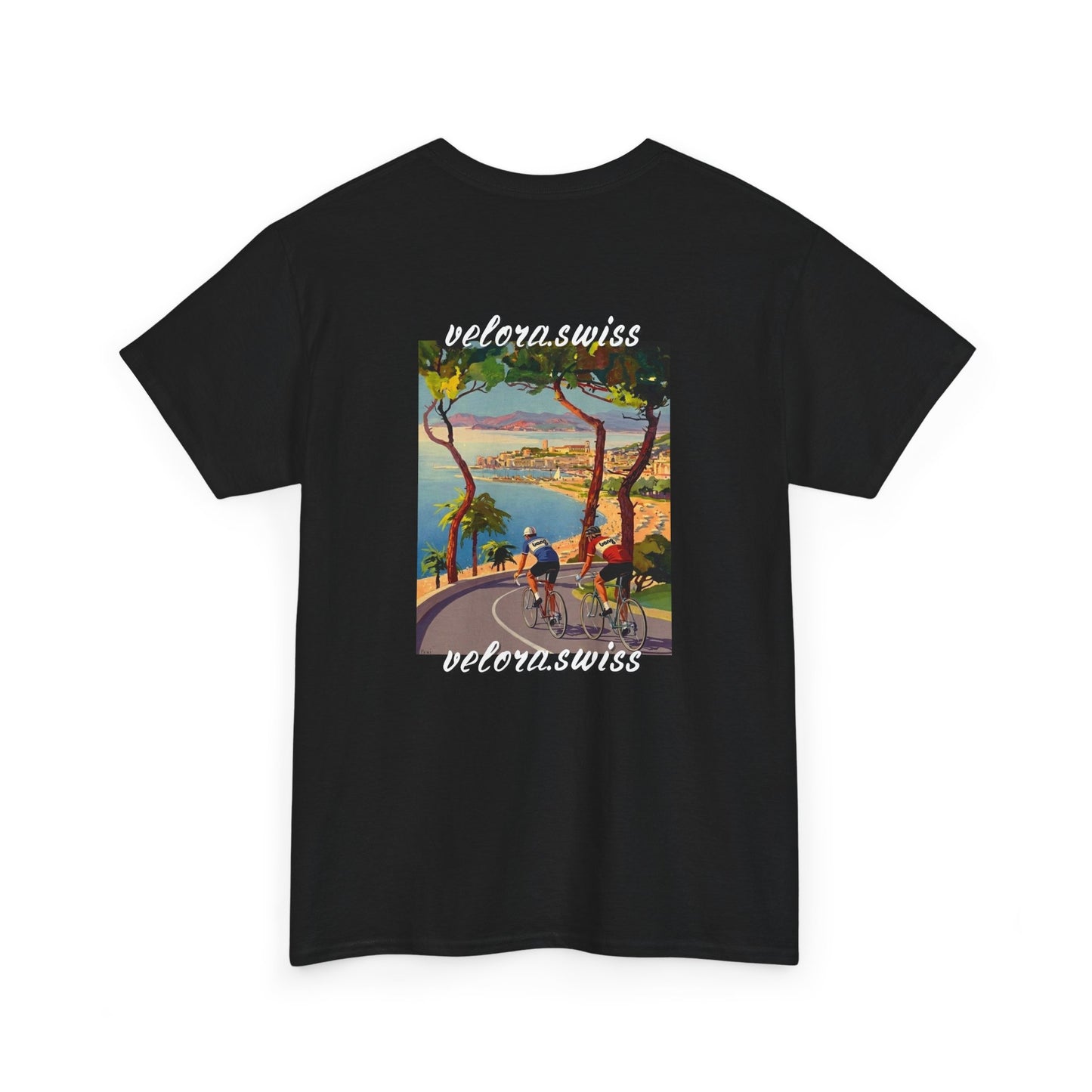T-Shirt — Coastal Bike Ride Vintage Poster Tee™