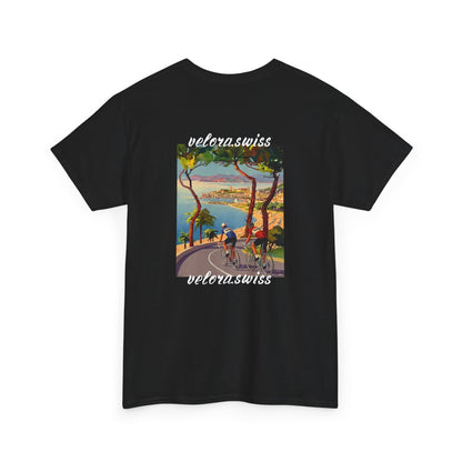 T-Shirt — Coastal Bike Ride Vintage Poster Tee™