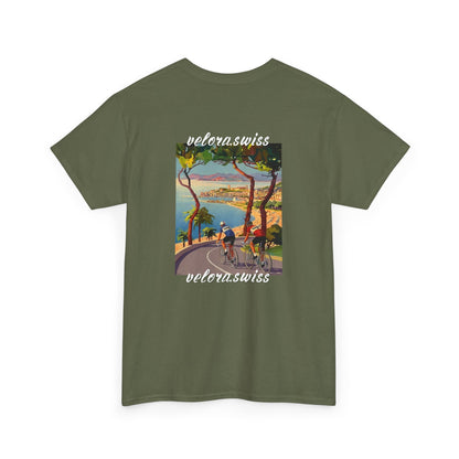 T-Shirt — Coastal Bike Ride Vintage Poster Tee™