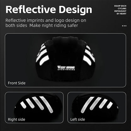 WEST BIKING Reflective Waterproof Helmet Cover – MTB & Road