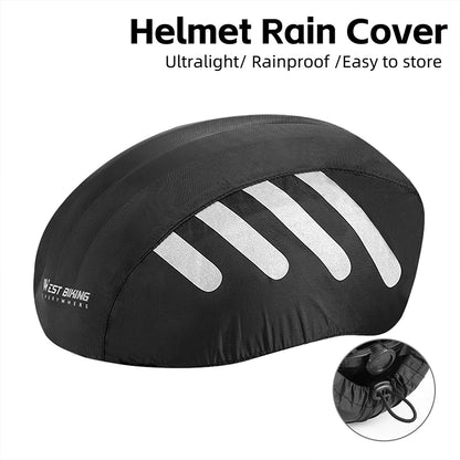 WEST BIKING Reflective Waterproof Helmet Cover – MTB & Road