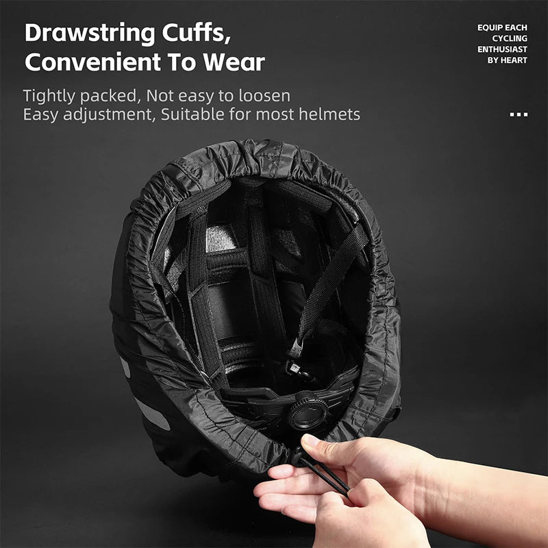 WEST BIKING Reflective Waterproof Helmet Cover – MTB & Road